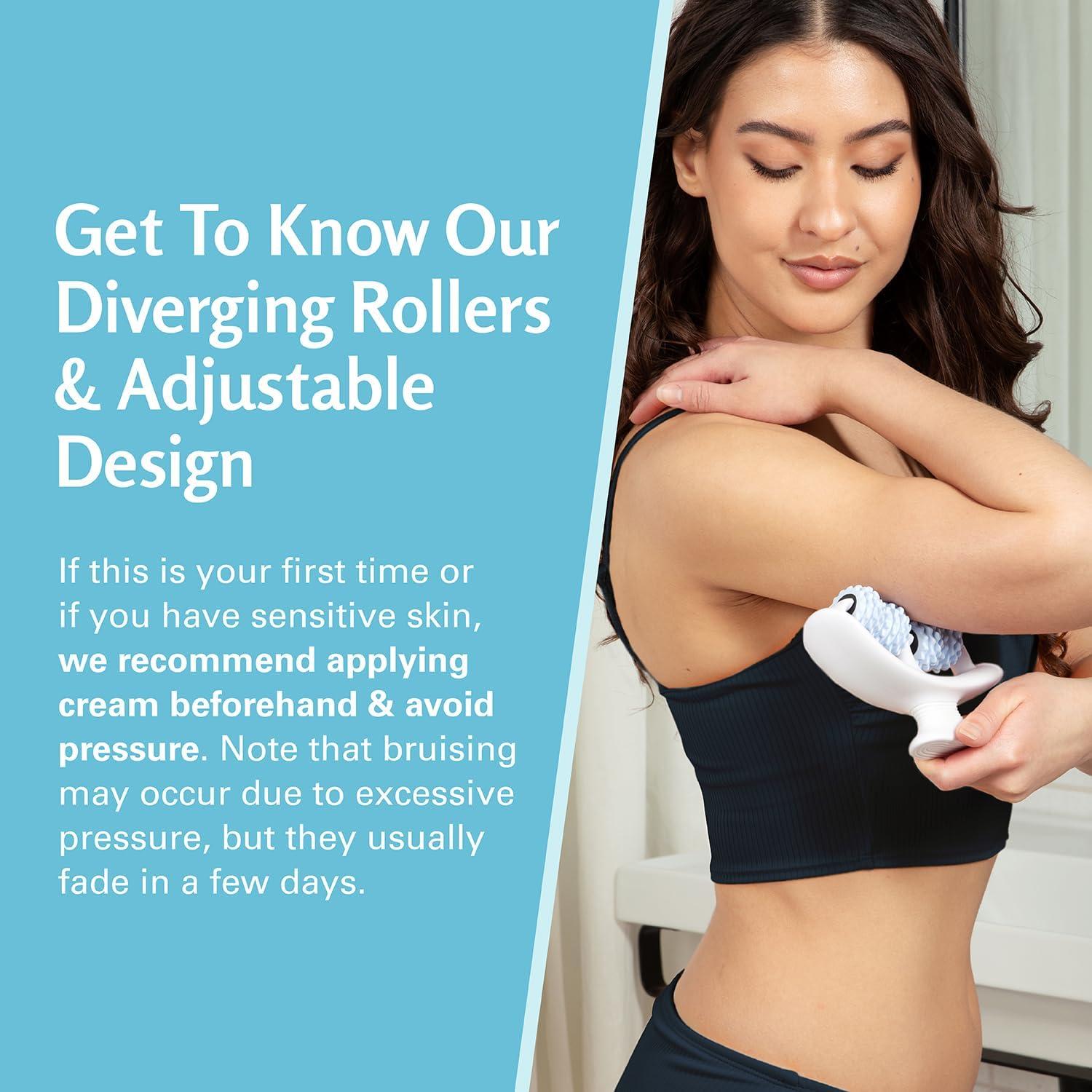 Rodillo Anticelulitis M3 Naturals Multicolor - Masajeador Drenaje Linfático