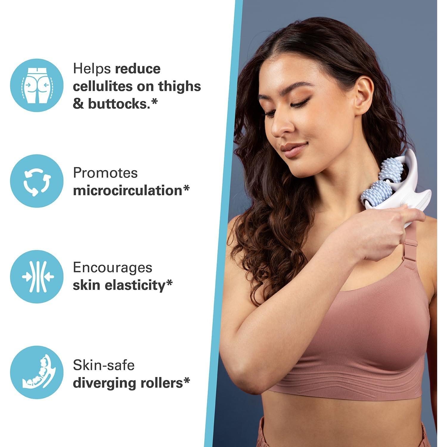 Rodillo Anticelulitis M3 Naturals Multicolor - Masajeador Drenaje Linfático