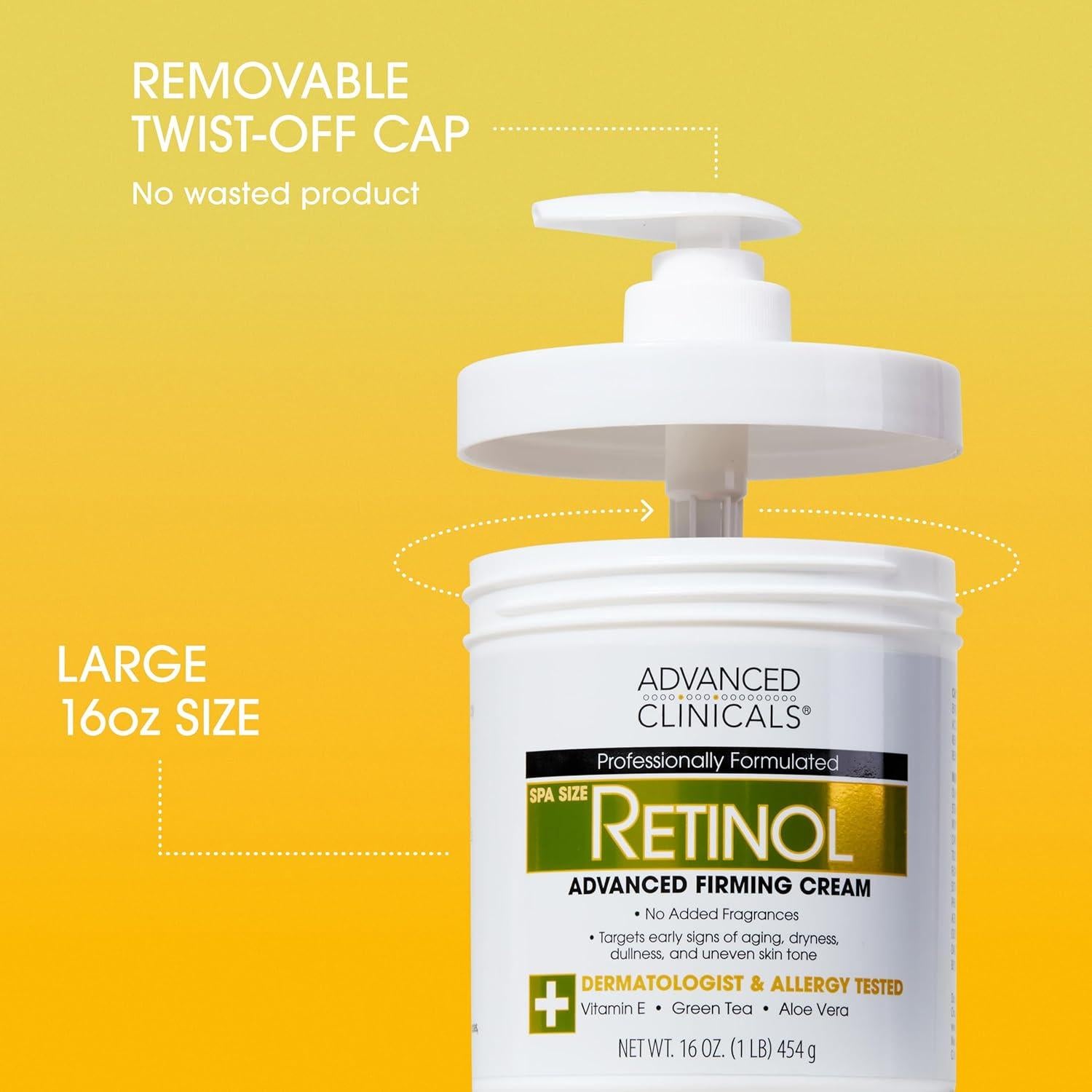 Crema Corporal Reafirmante Advanced Clinicals 2 Piezas 480ml