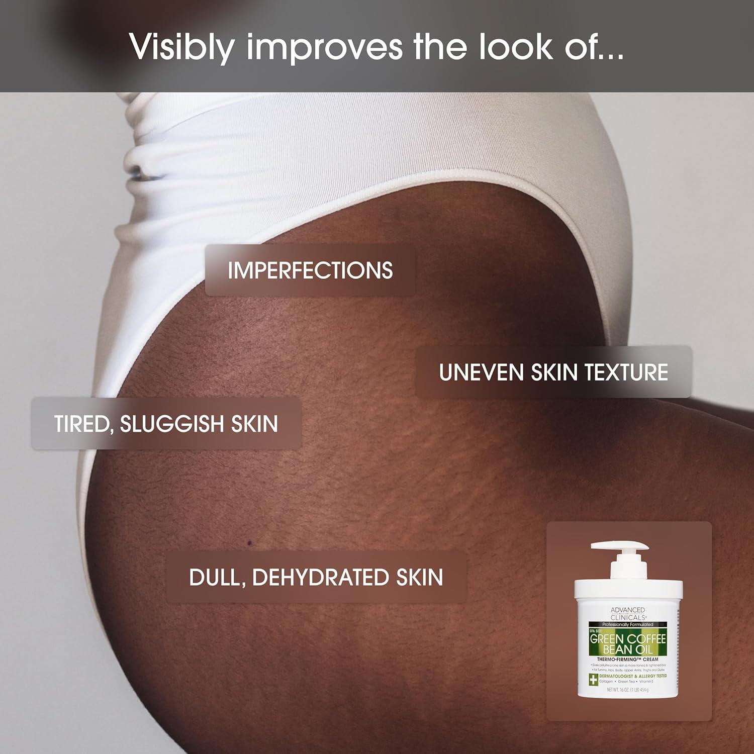 Crema Corporal Reafirmante Advanced Clinicals 2 Piezas 480ml