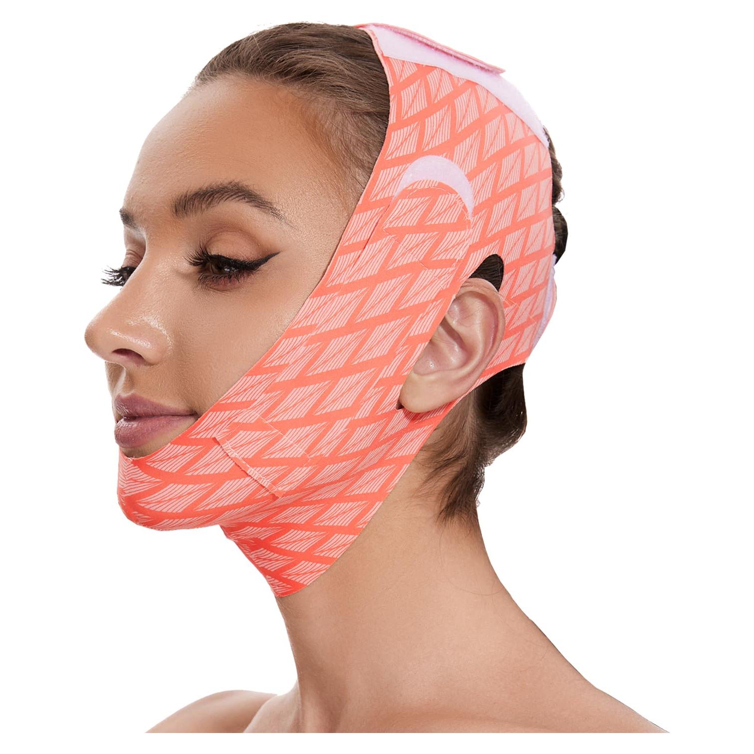 Máscara V Línea Reductora de Doble Papada EDCBMB