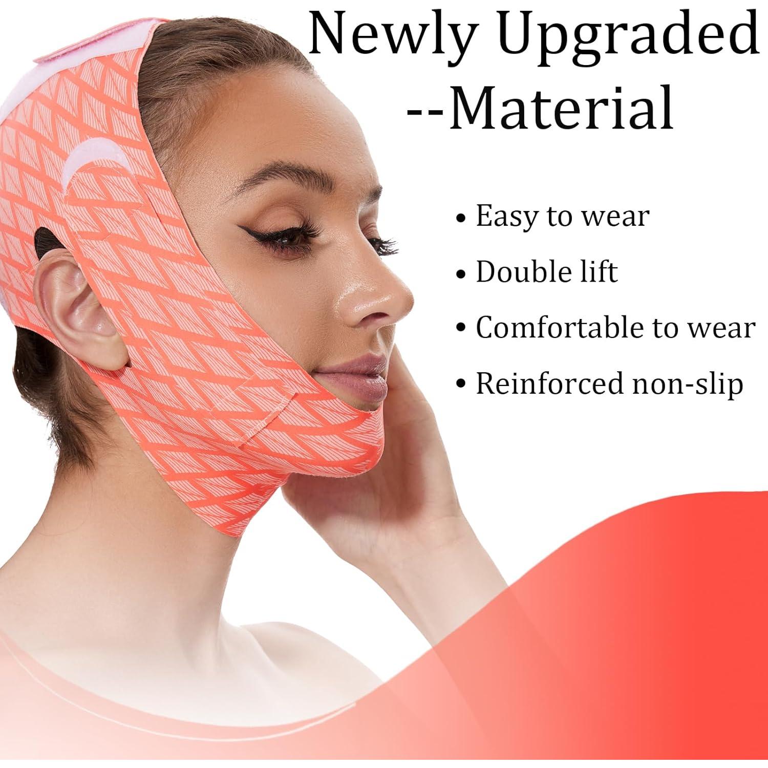 Máscara V Línea Reductora de Doble Papada EDCBMB