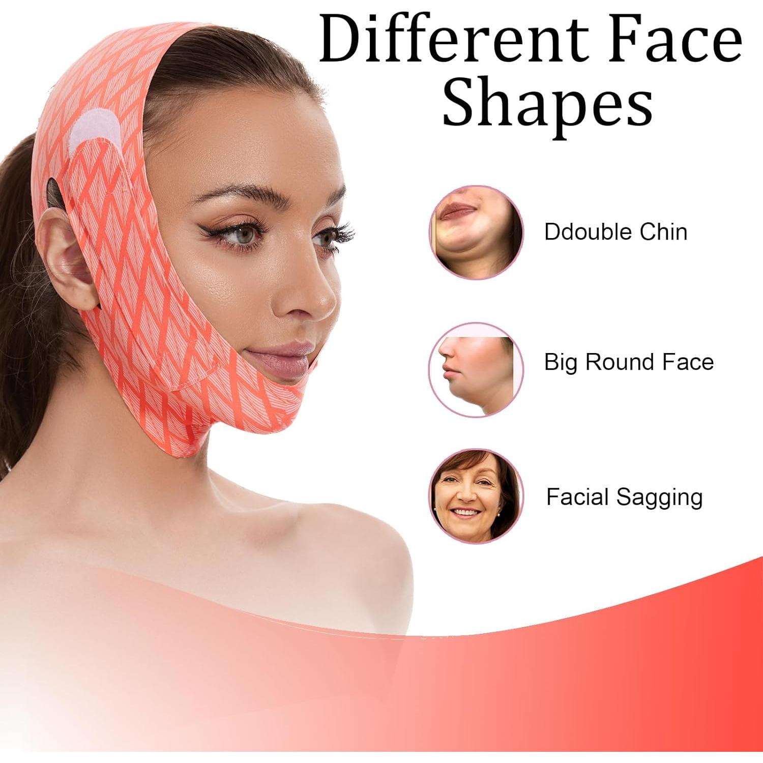 Máscara V Línea Reductora de Doble Papada EDCBMB