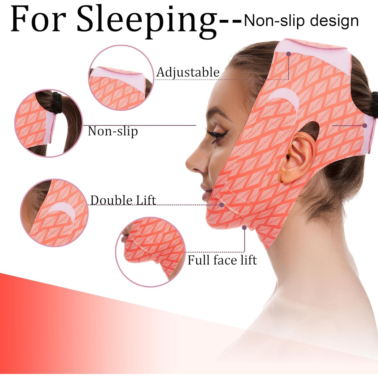 Máscara V Línea Reductora de Doble Papada EDCBMB