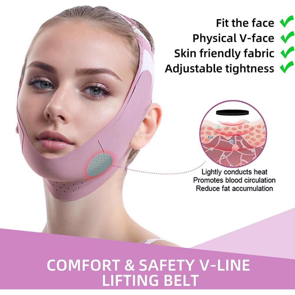 Máscara V-Line ROWMATE de Grafeno para Doble Barbilla - Lila