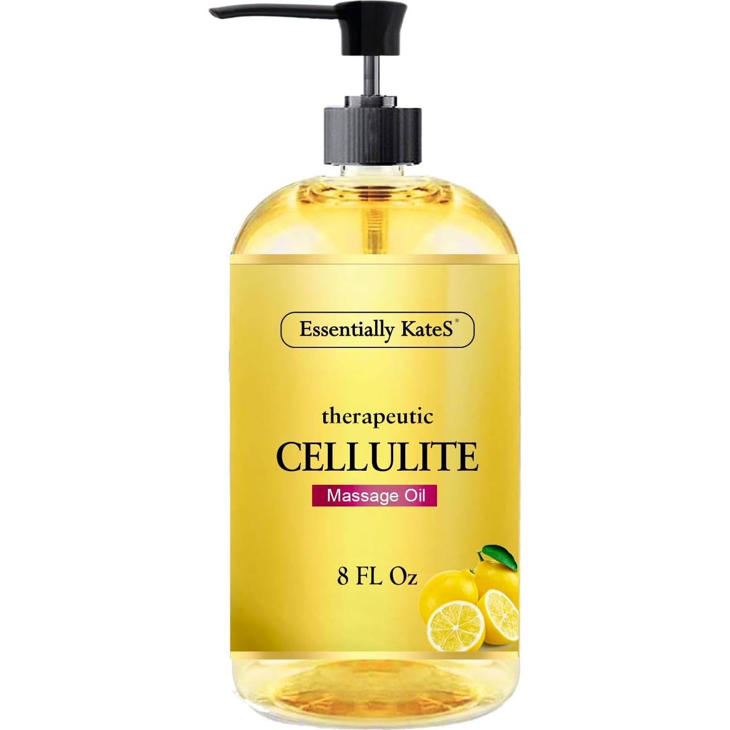 Aceite de Masaje para Celulitis Essentially KateS 191g Aroma Limón