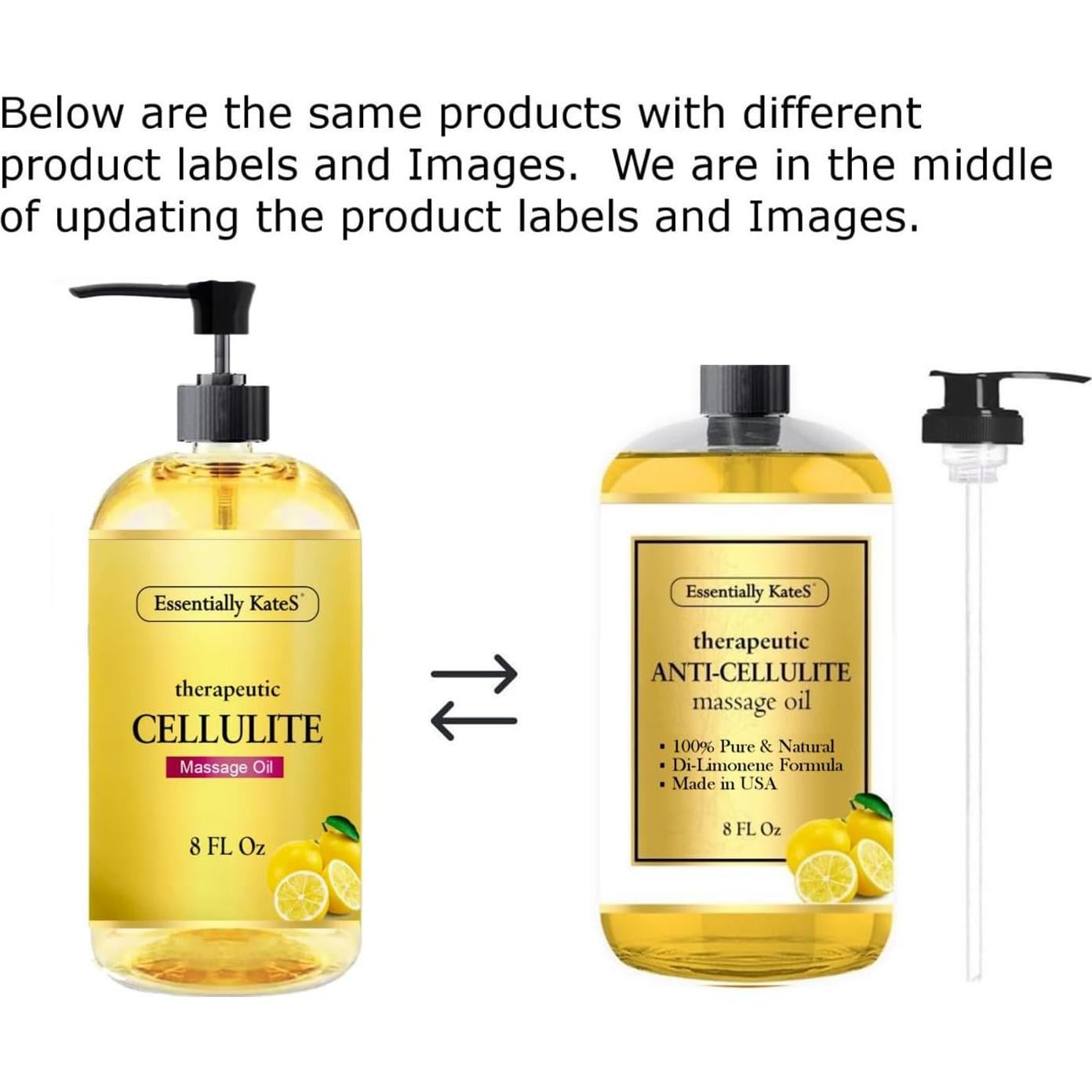 Aceite de Masaje para Celulitis Essentially KateS 191g Aroma Limón