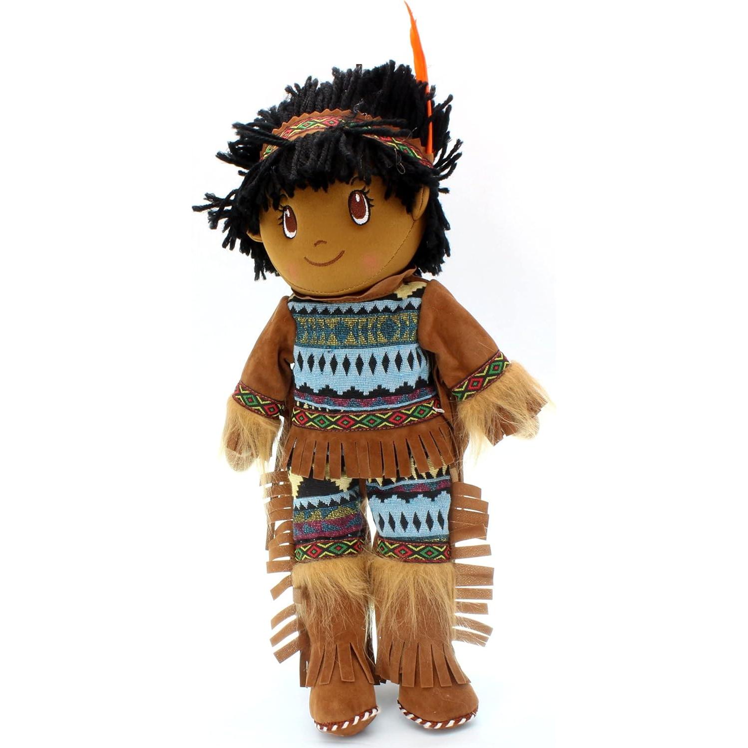 Muñeca de trapo nativa americana Kinnex 35.56 cm Atul
