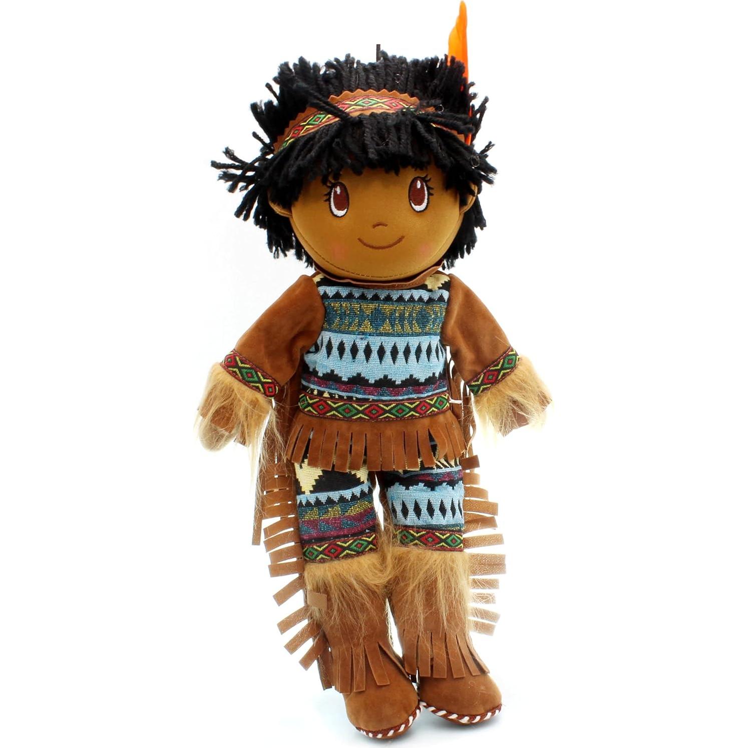 Muñeca de trapo nativa americana Kinnex 35.56 cm Atul