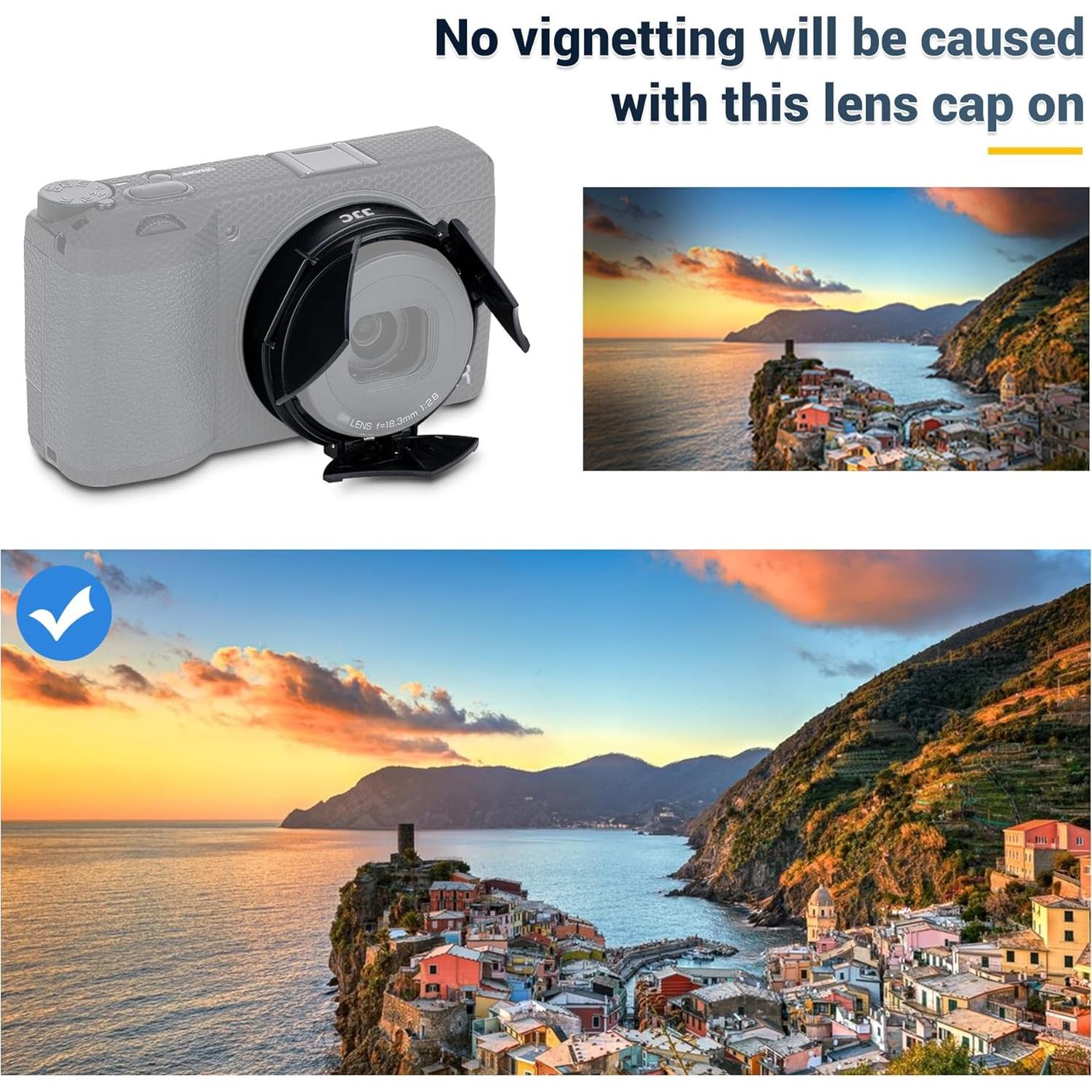 Tapa de Lente Automática JJC para Cámara Ricoh GR IV - 18g