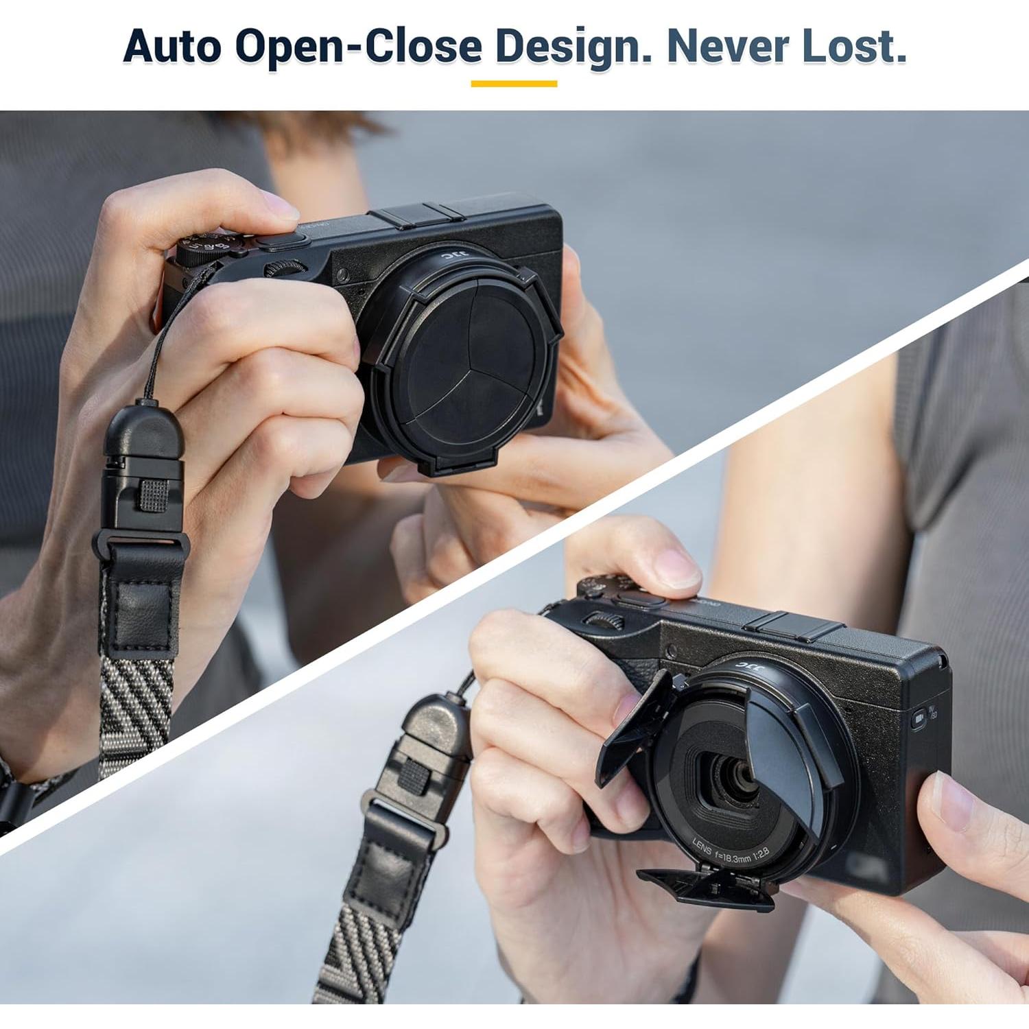 Tapa de Lente Automática JJC para Cámara Ricoh GR IV - 18g