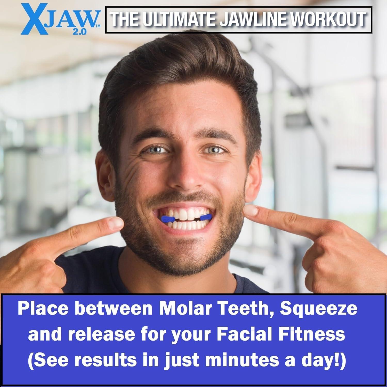 X-JAW 2.0 Ejercitador de Mandíbula Premium, 4 Niveles