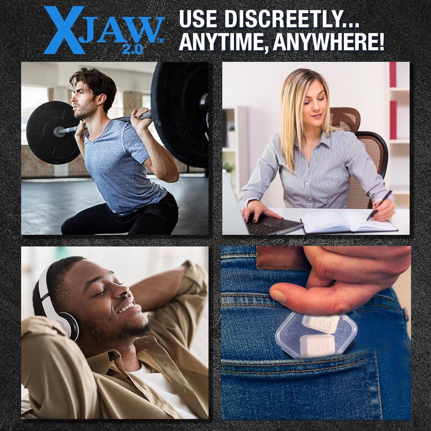 X-JAW 2.0 Ejercitador de Mandíbula Premium, 4 Niveles