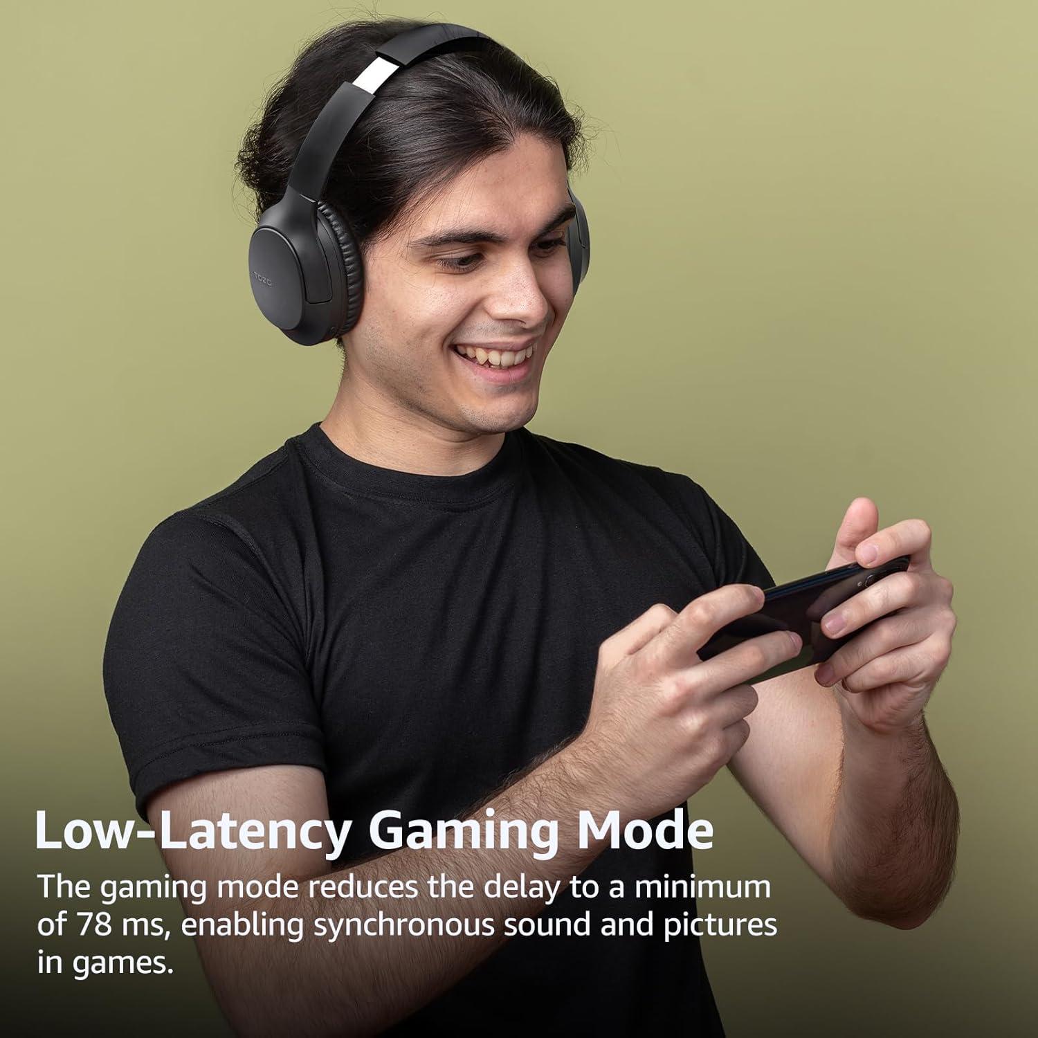 Auriculares TOZO HA1 Bluetooth 5.4, Cancelación de Ruido, 70H