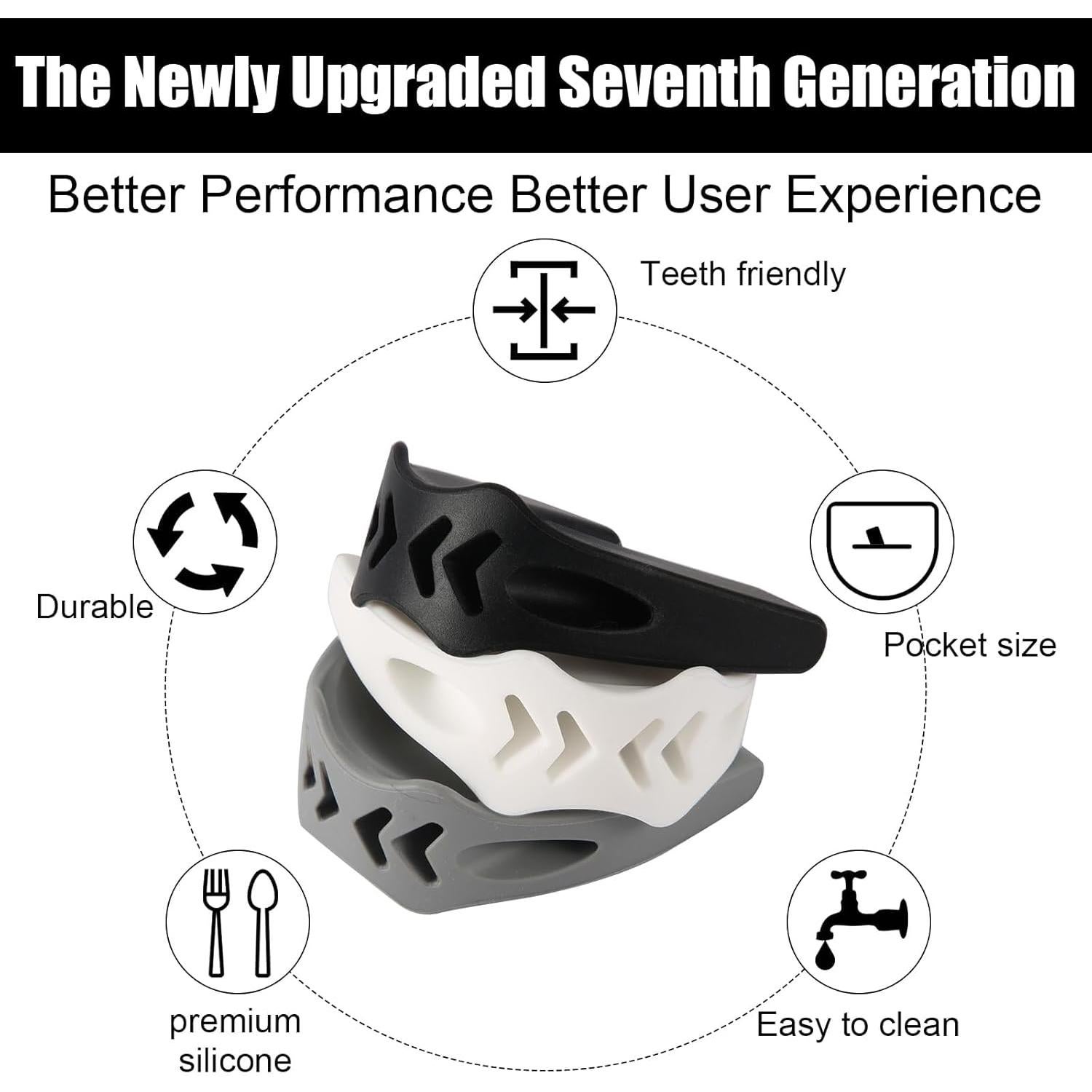Ejercitador de Mandíbula FGVOPJM - 3 Niveles de Resistencia