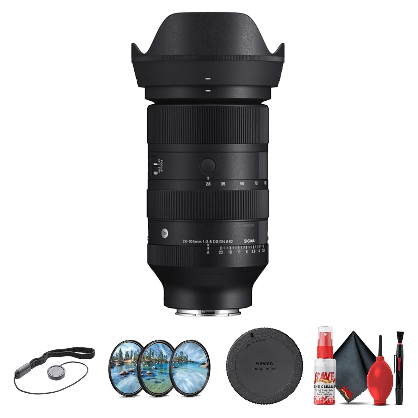 Lente Sigma 28-105mm f/2.8 DG DN Art para Sony E, Zoom Rápido