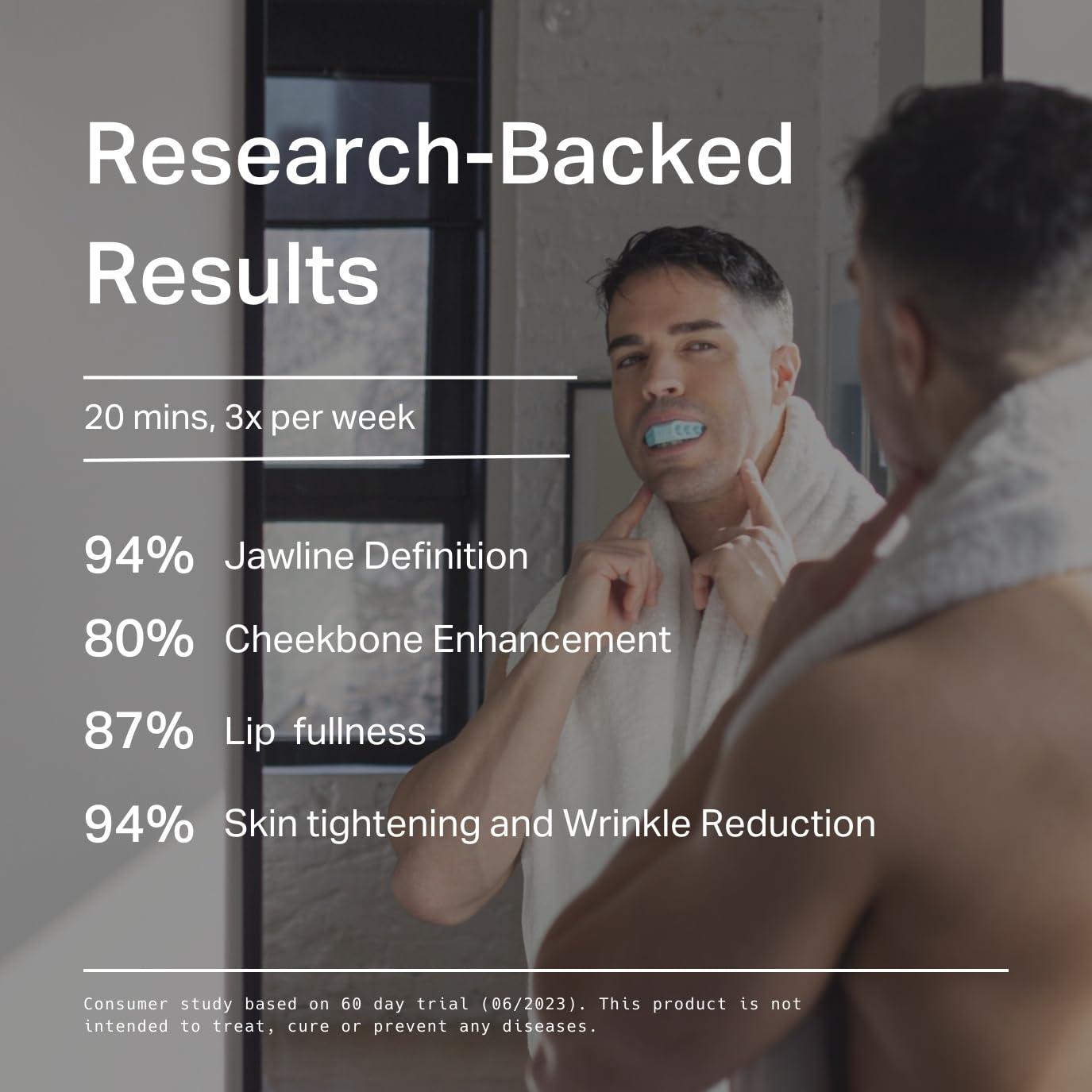 Ejercitador de Mandíbula Facefit - Silicona Alimenticia Gris