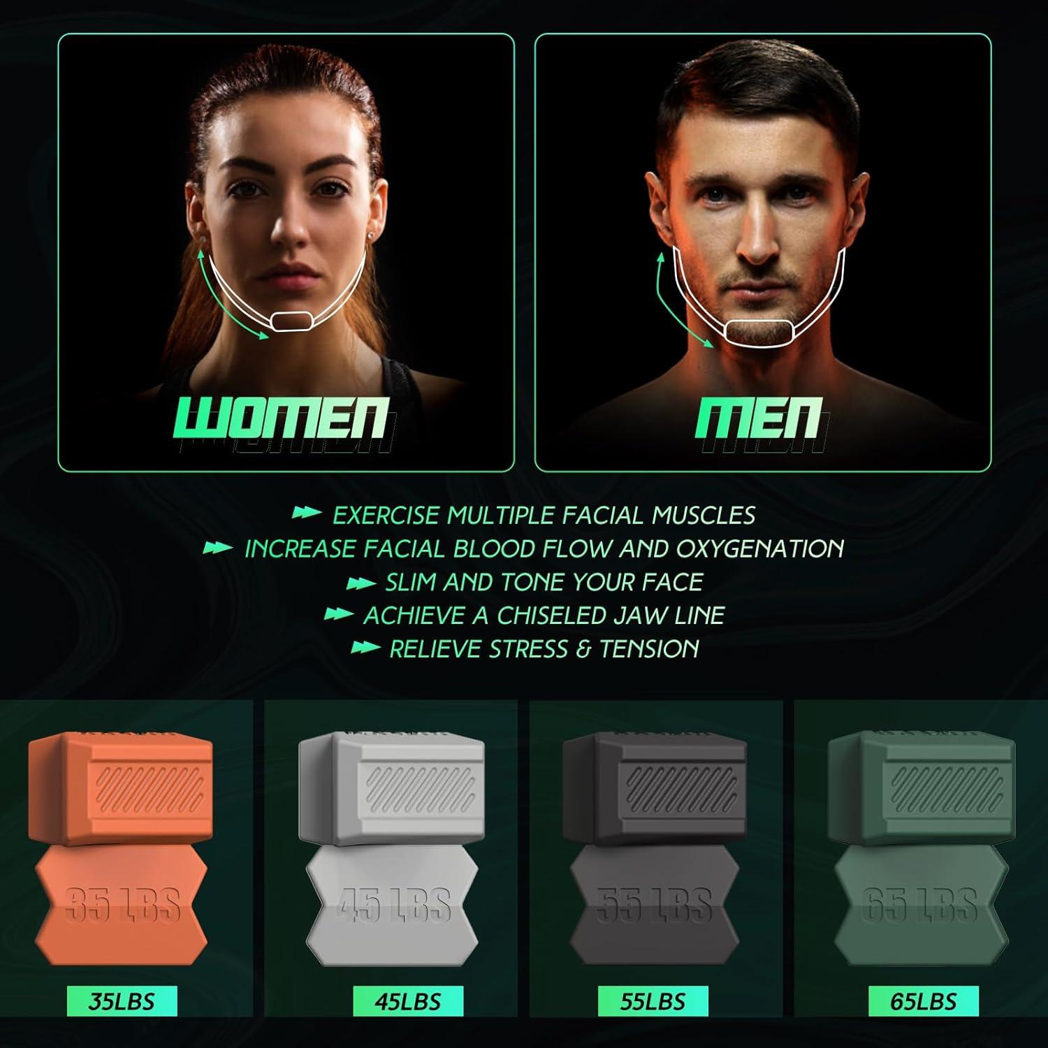 Ejercitador de Mandíbula CJing JE10-12 - 3 Niveles Silicona