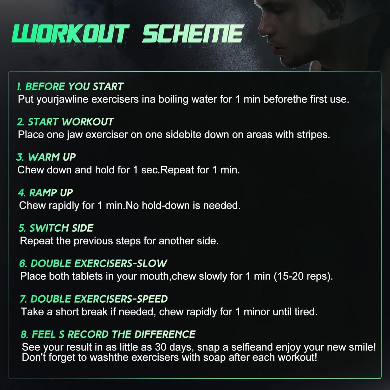 Ejercitador de Mandíbula CJing JE10-12 - 3 Niveles Silicona