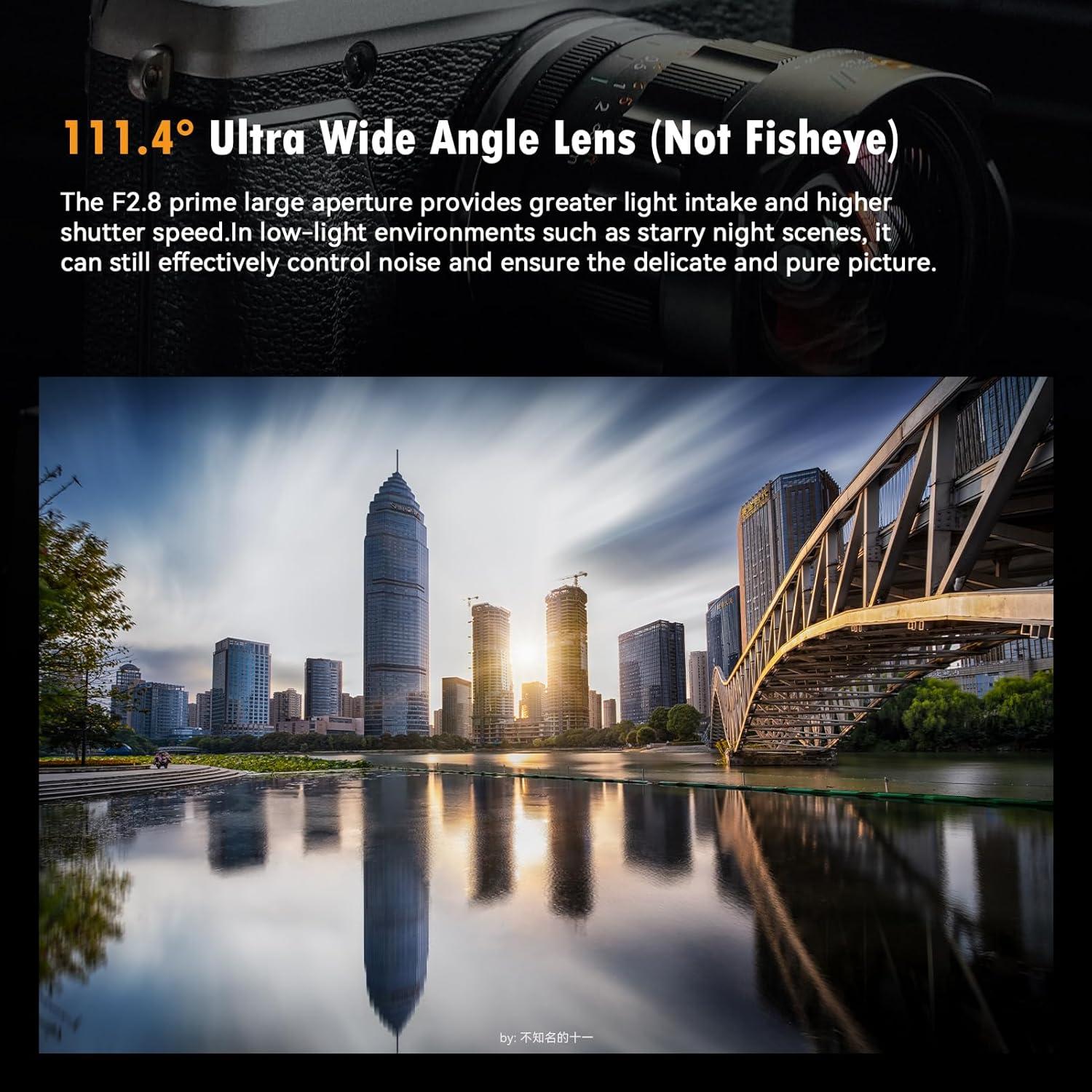 Lente Ultra Gran Angular AstrHori 9mm F2.8 para Fuji X