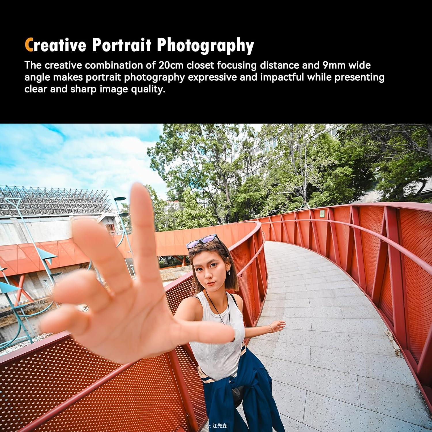 Lente Ultra Gran Angular AstrHori 9mm F2.8 para Fuji X