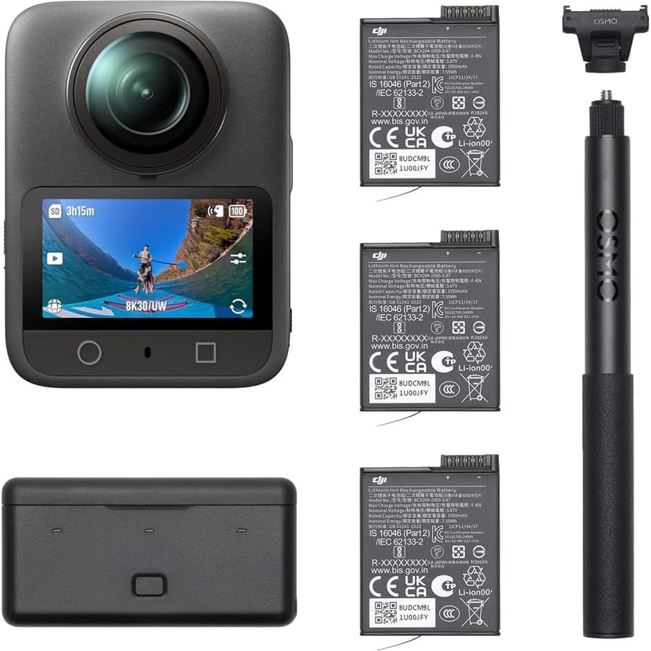 DJI Osmo 360 Aventura Combo con Tarjeta 128GB y Trípode