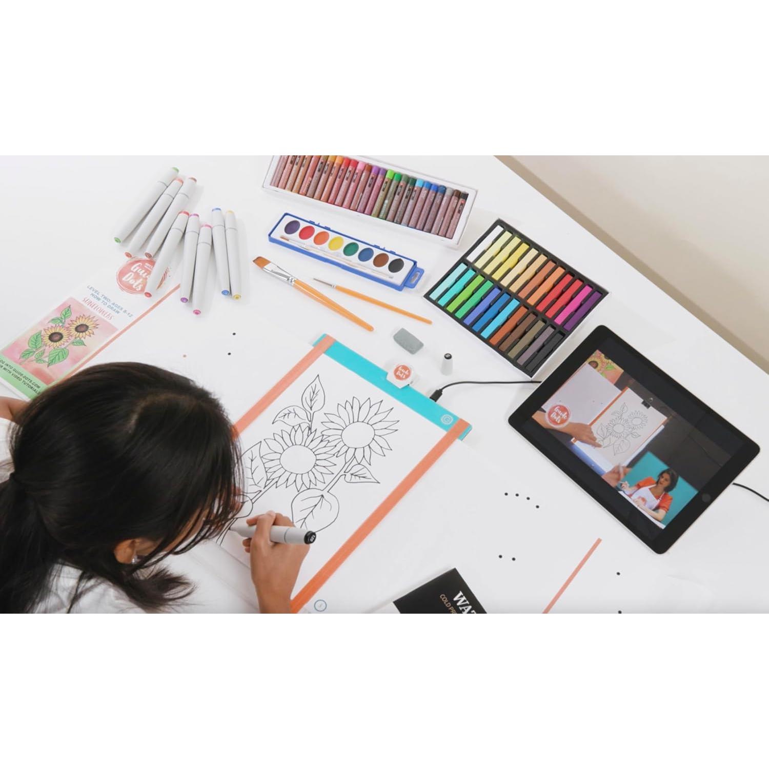 Kit de Arte Guide Dots para Niños 8+ - Dibujo y Pintura