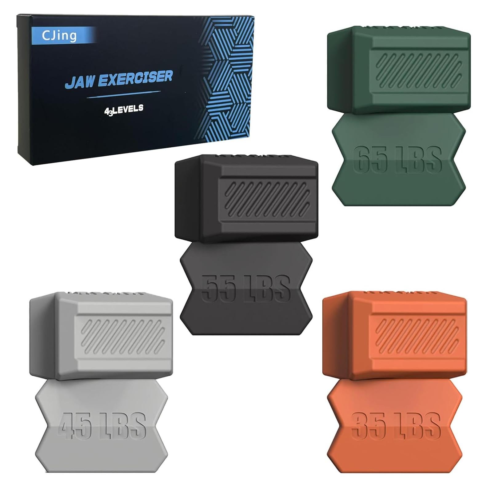 Ejercitador de Mandíbula CJing 01-JE Silicona Multicolor