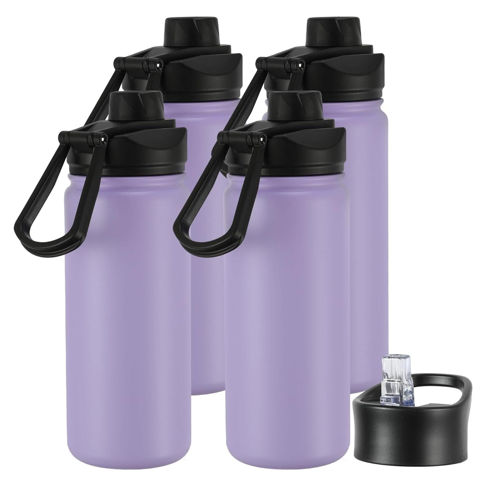 Botella de Agua Aislada VEGOND 473ml 4 Piezas Lavanda