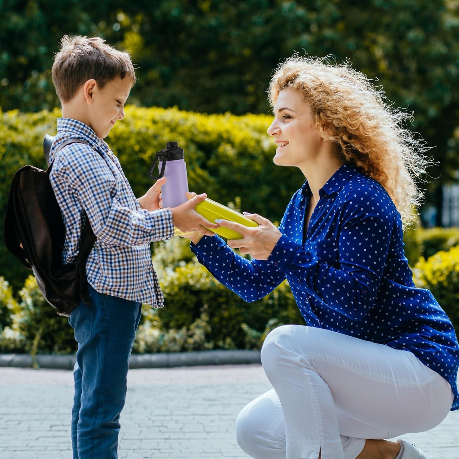 Botella de Agua Aislada VEGOND 473ml 4 Piezas Lavanda