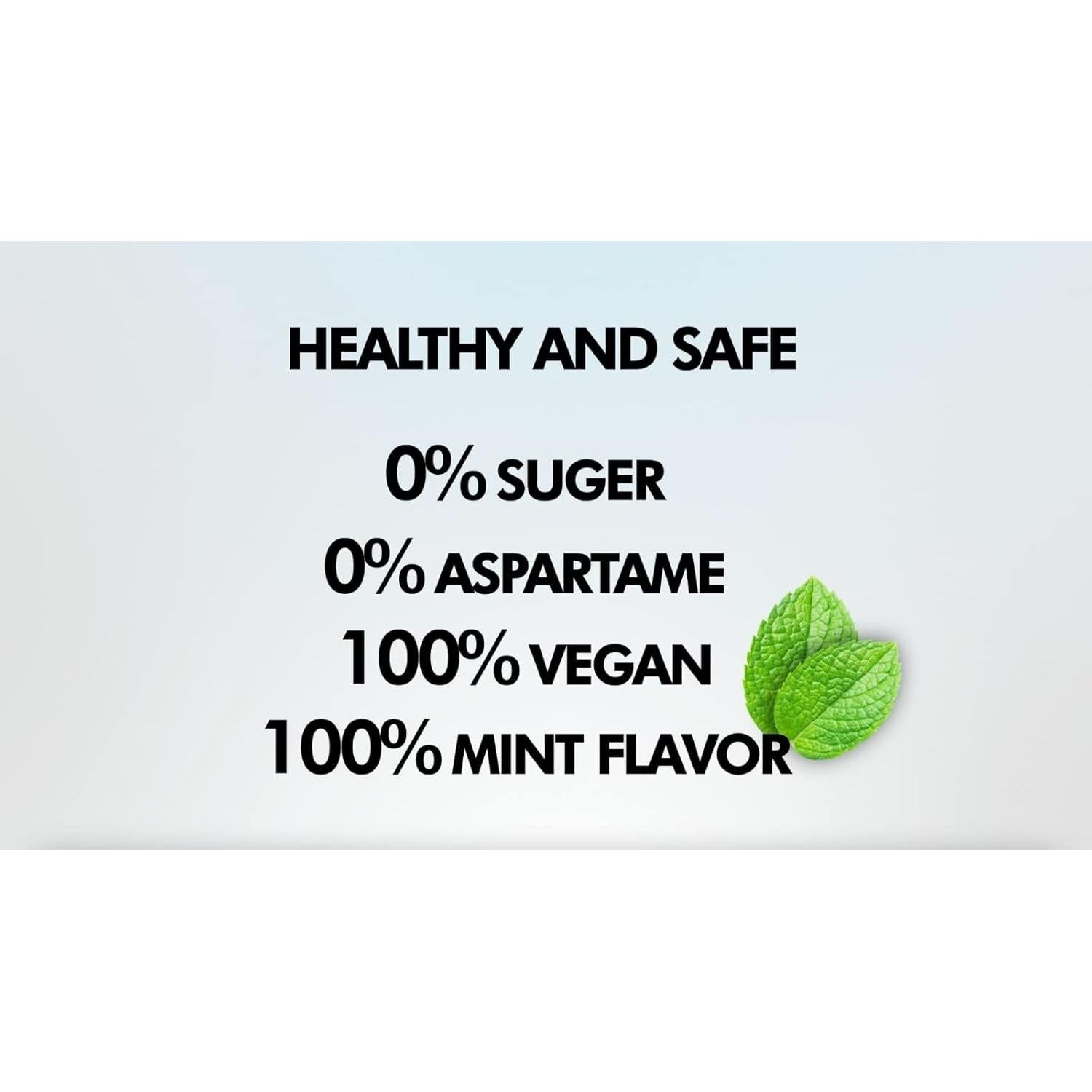 Chicle de Mandíbula Jawliner Menta 1 Cuenta 100% Vegano