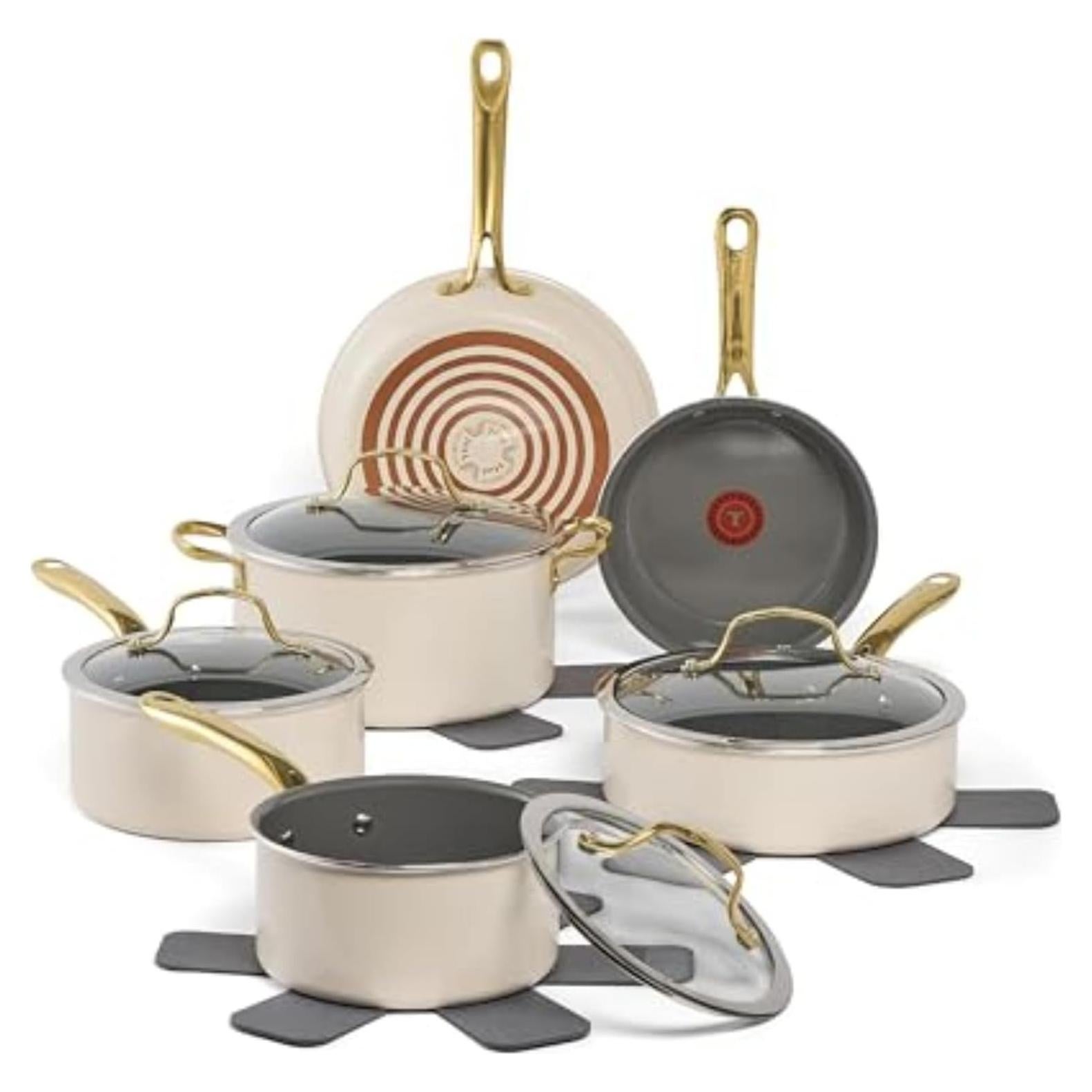 Juego de Utensilios de Cocina T-fal Preserve Cerámico 13 Pzas