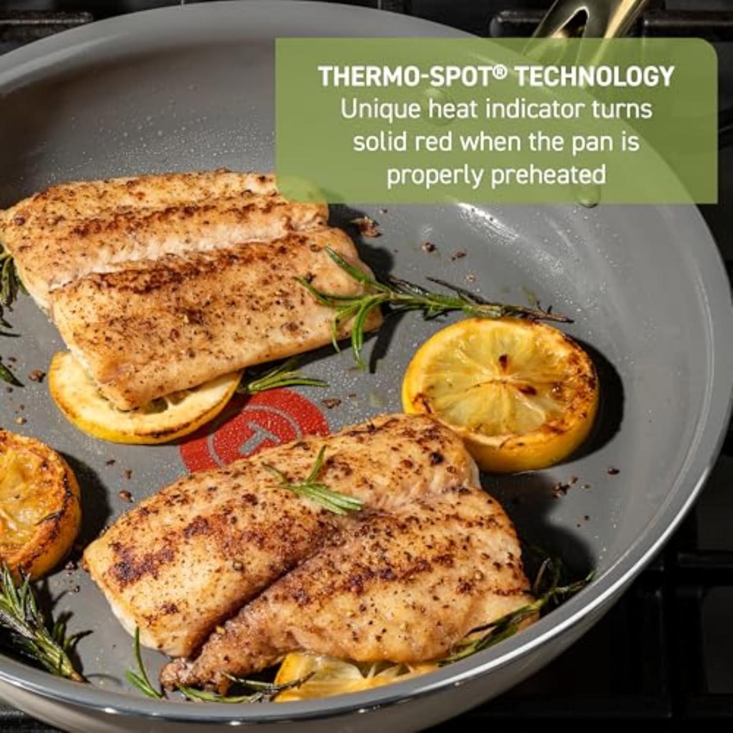 Juego de Utensilios de Cocina T-fal Preserve Cerámico 13 Pzas