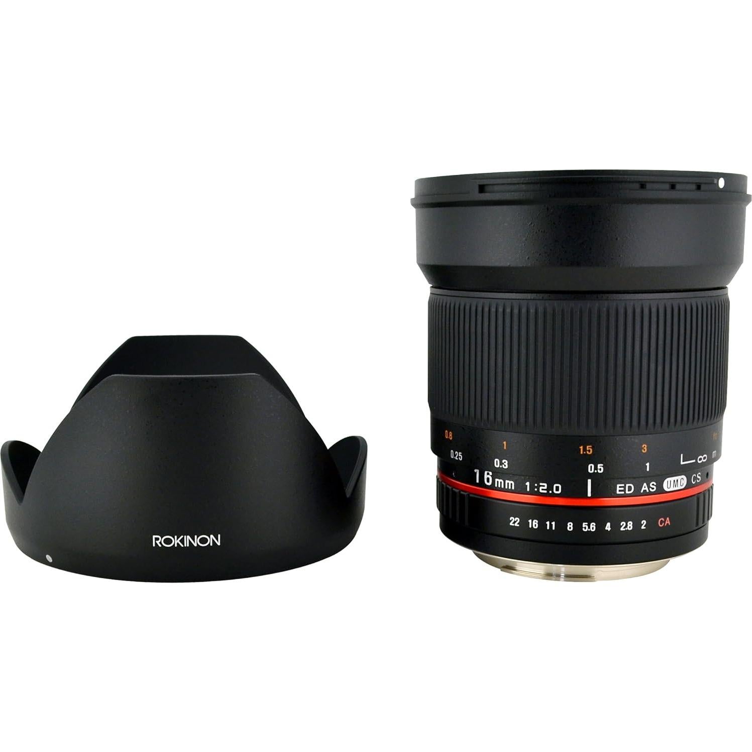Lente Gran Angular Rokinon 16mm f/2.0 para Micro 4/3