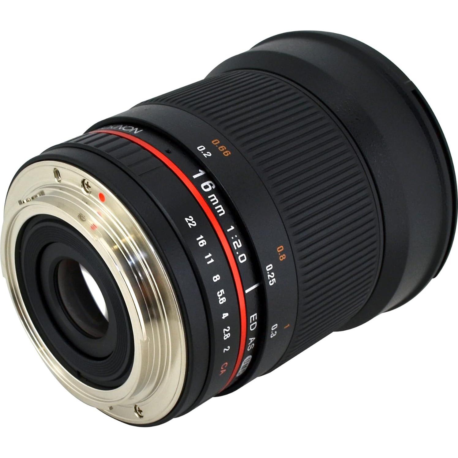 Lente Gran Angular Rokinon 16mm f/2.0 para Micro 4/3