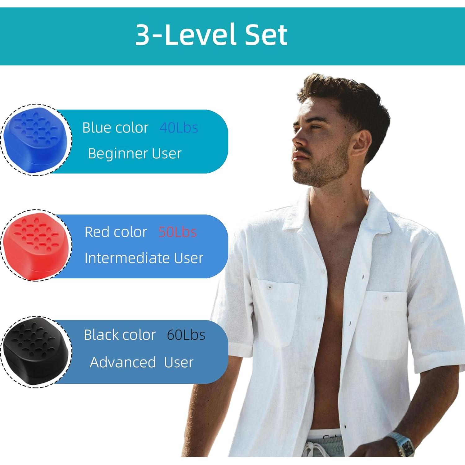 Ejercitador de Mandíbula LADYPONYCSC 3 Resistencias Ajustables