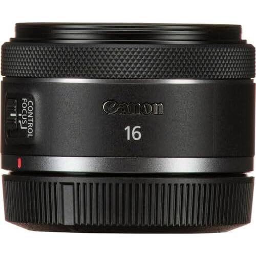 Lente Canon RF 16mm f/2.8 STM Ultra Gran Angular + Bolsa + Tarjeta 64GB