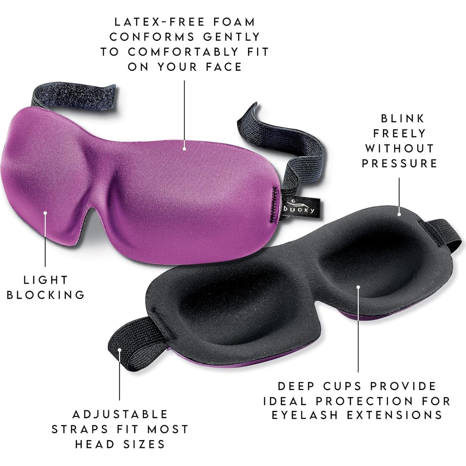 Máscara para Ojos Bucky 40 Blinks Gris Sin Presión