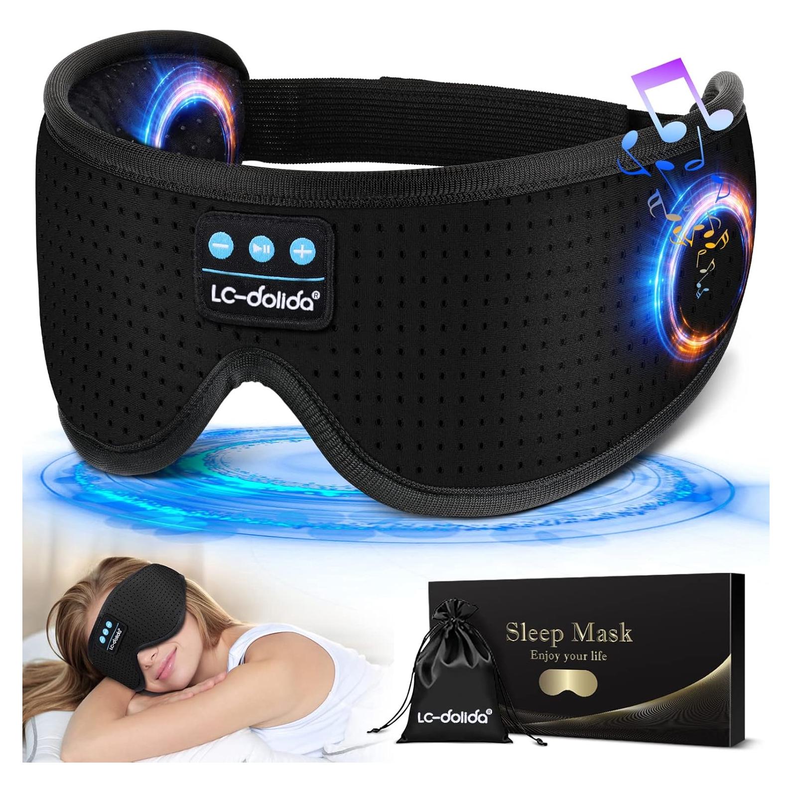 Auriculares para dormir LC-dolida Bluetooth 5.2 con ruido blanco