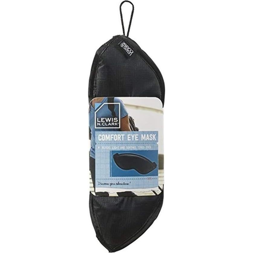 Máscara de Ojos Comfort Lewis N. Clark + 2 Paquetes Negros