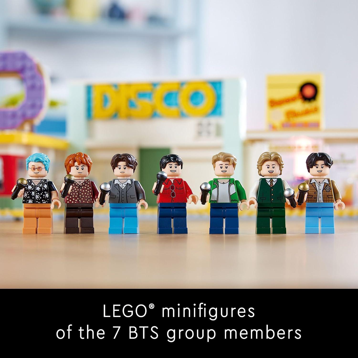 LEGO Ideas BTS Dynamite 21339 - Set de Modelo para Adultos con 7 Minifiguras
