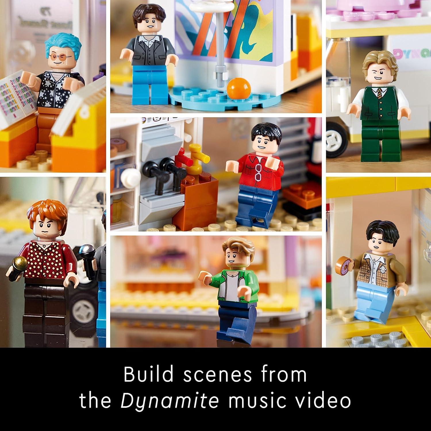 LEGO Ideas BTS Dynamite 21339 - Set de Modelo para Adultos con 7 Minifiguras
