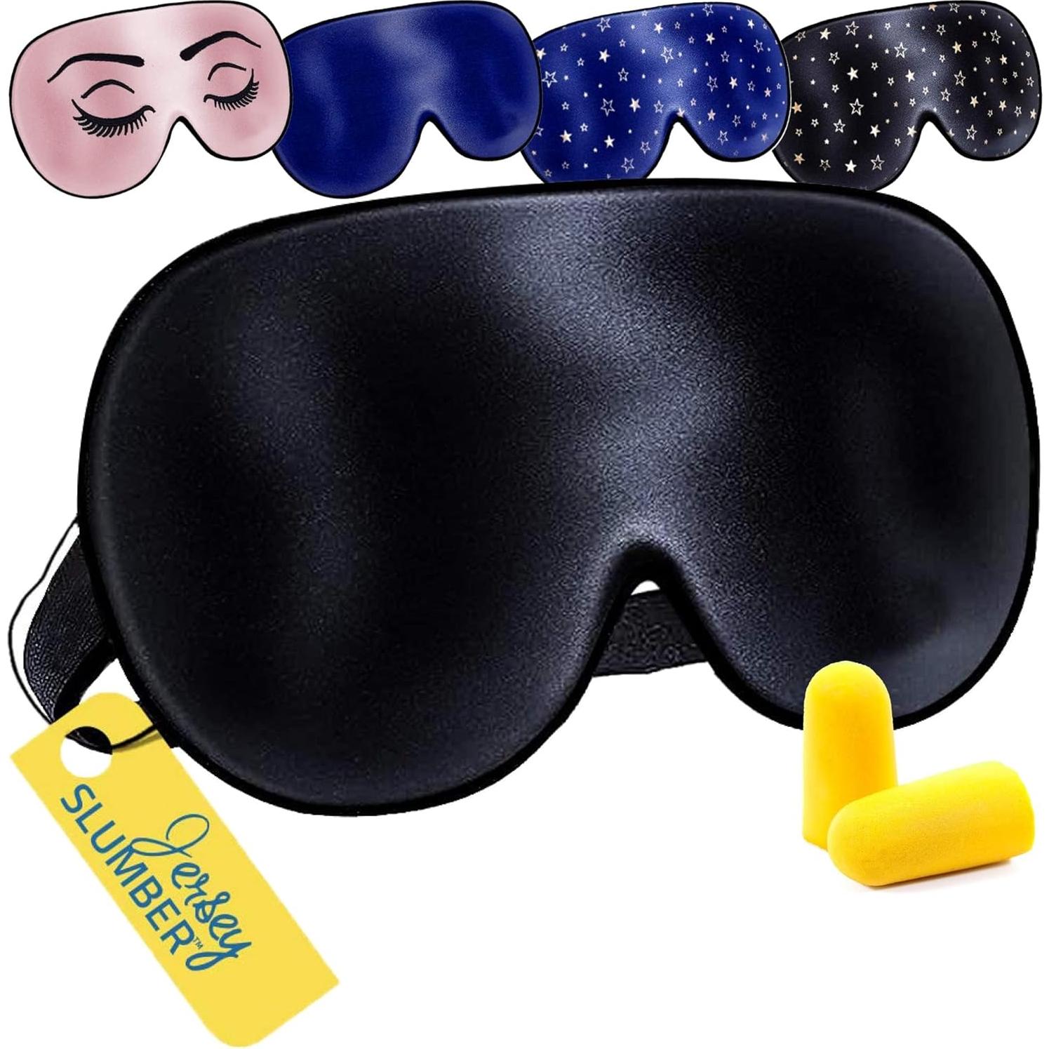 Mascarilla de Sueño Jersey Slumber 100% Seda Ajustable