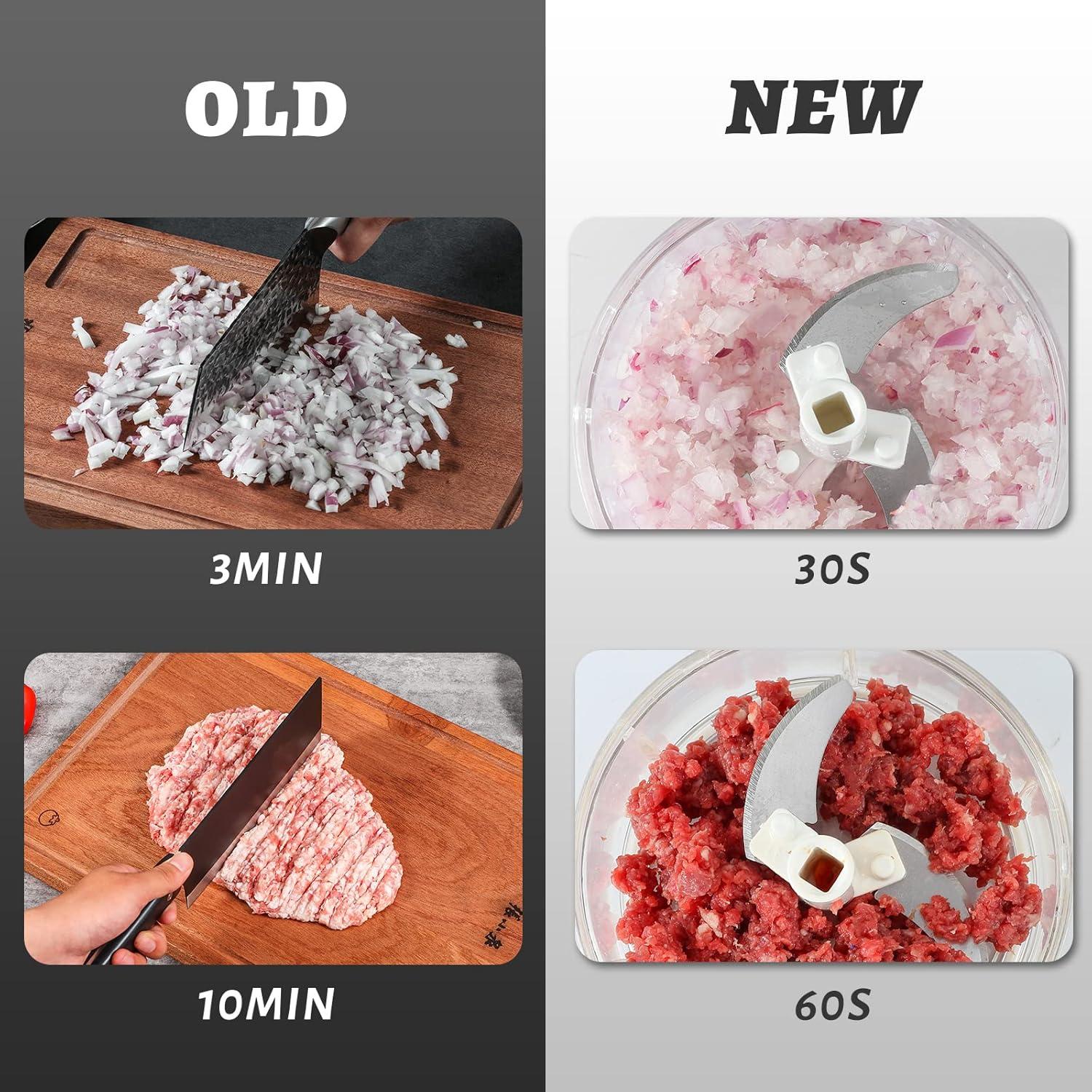 Picador de Verduras Manual ZHANG XIAO QUAN 250ml Acero Inoxidable