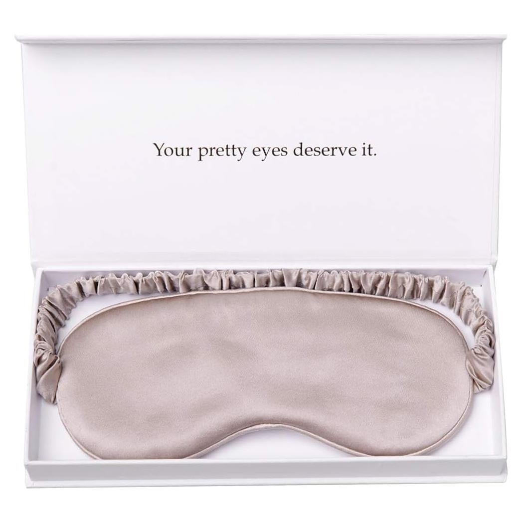 Máscara de Sueño YANSER 100% Seda de Morera Antifaz Lujo