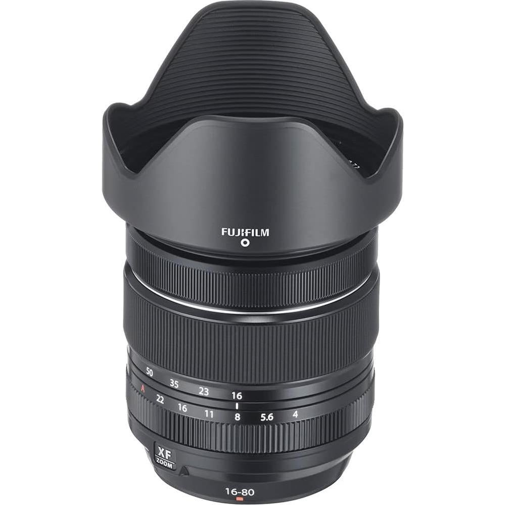 Lente FUJIFILM XF 16-80mm f/4 R OIS WR + Accesorios 23 Piezas