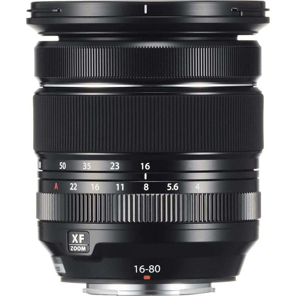 Lente FUJIFILM XF 16-80mm f/4 R OIS WR + Accesorios 23 Piezas