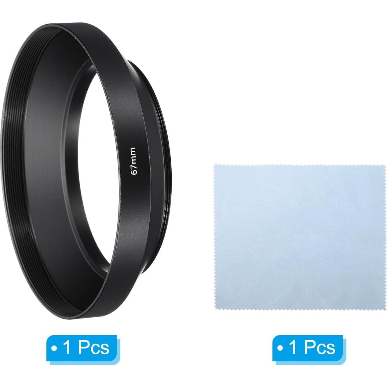 Capucho de Lente PATIKIL 67mm Antirreflectante Negro