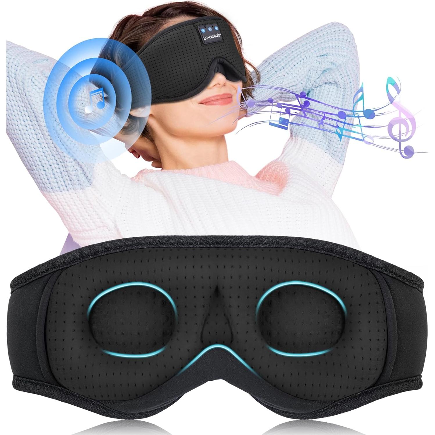 Máscara de Sueño Bluetooth LC-dolida 3D con Auriculares