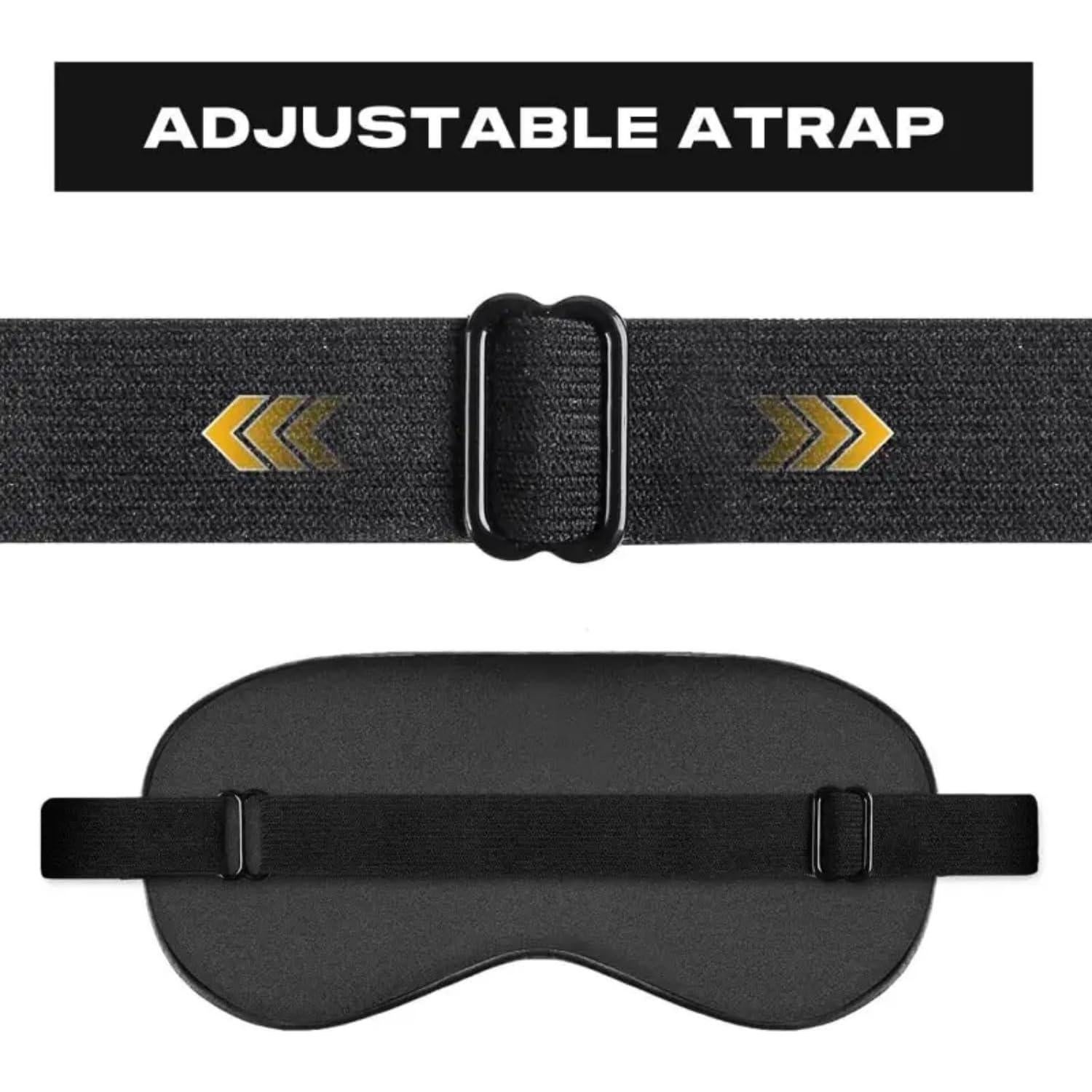 Máscara de Sueño de Seda Innoflyx 100% Blackout Ajustable